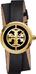 REVADOUBLE-WRAPWATCH,BLACKLEATHER/GOLD-TONE,28MM